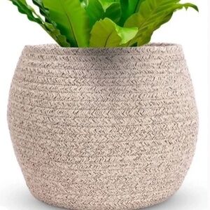 📦 MOVING SALE Urban Outfitters Rope Basket belly natural cream Storage